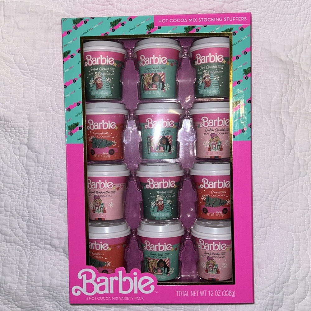 SOLD Barbie Hot Cocoa Mix stocking stuffers 12 flavors - Picture 2 of 11